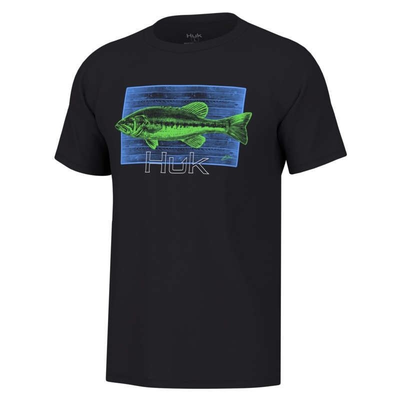 HUK KC NEON BASS TEE