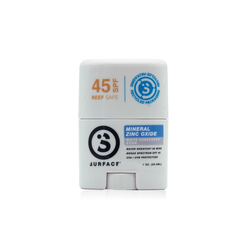 SURFACE SUNSCREEN SPF45 ZINC OXIDE FACESTICK .05OZ- WHITE