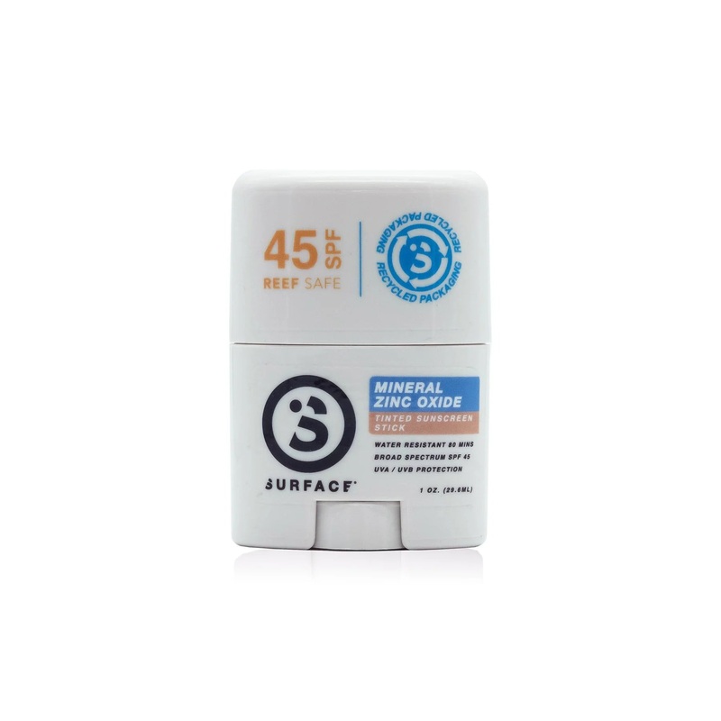 SURFACE SUNSCREEN SPF45 ZINC OXIDE FACESTICK .5OZ – TINTED