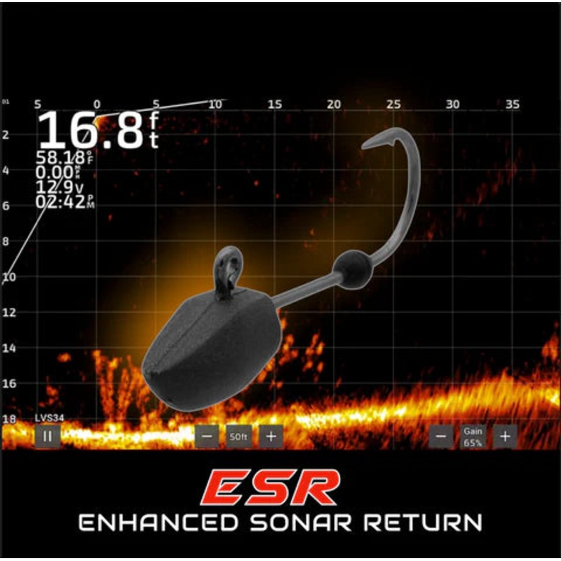 EUROTACKLE ESR MICRO FINESSE TUNGSTEN JIG HEAD