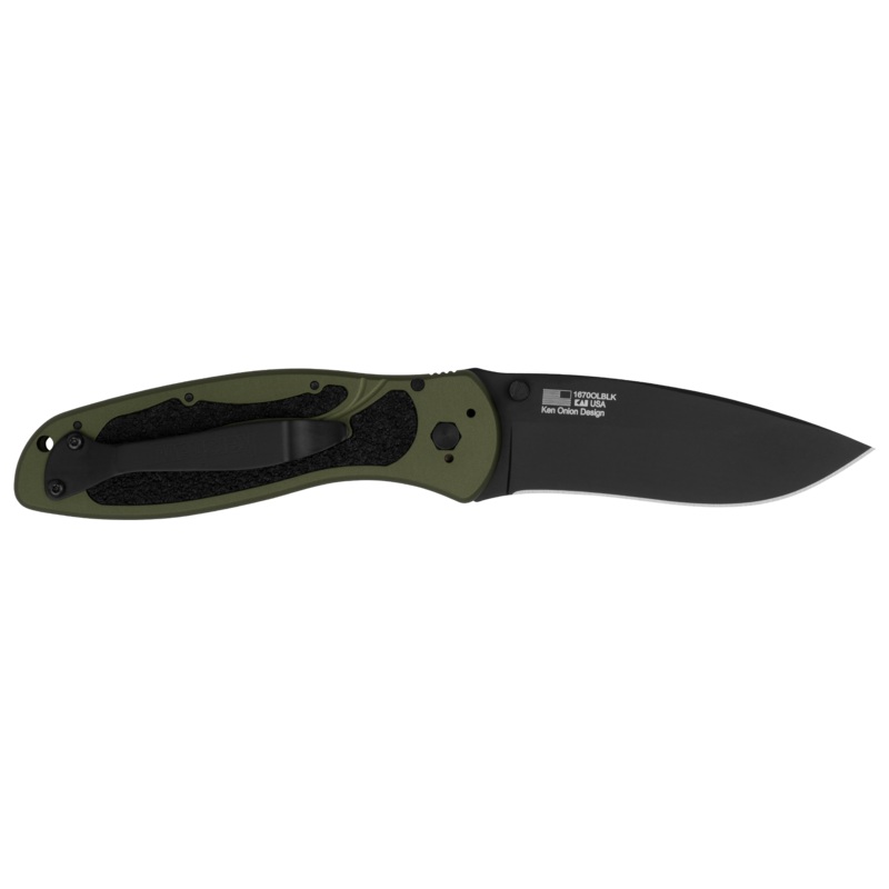 KERSHAW BLUR – OLIVE BLACK KNIFE