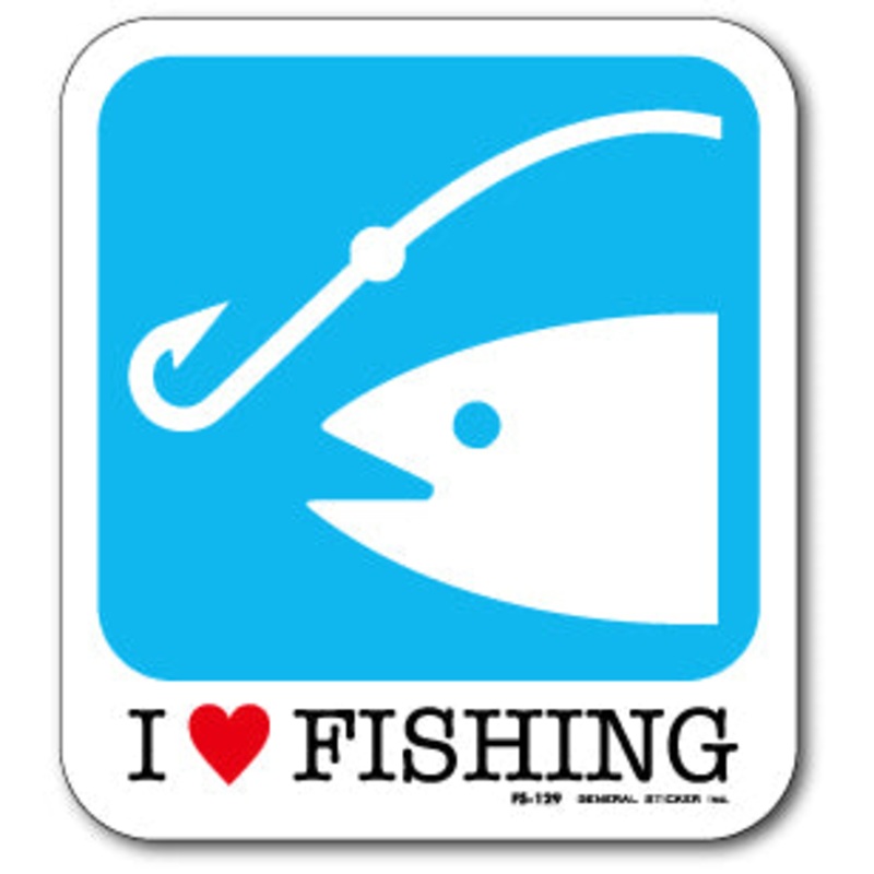 General Fishing Stickers – I love fishing