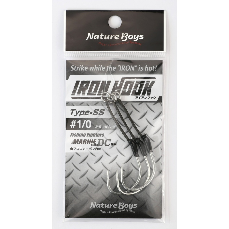 NATURE BOYS SINGLE ASSIST HOOK IRONHOOK TYPE SS