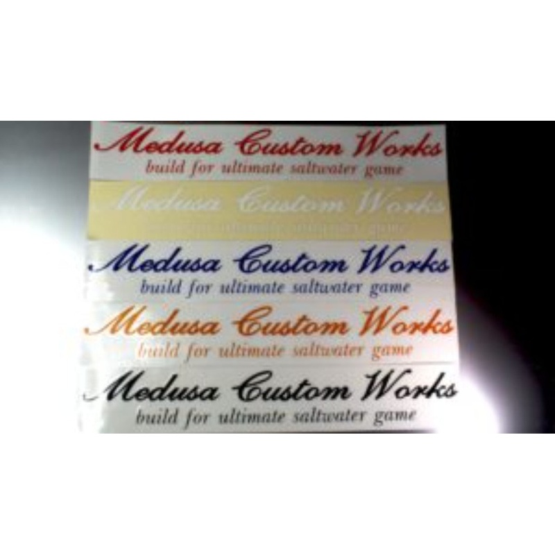 Mc Works Stickers CUTTING DECALS – MEDUSA Font Type
