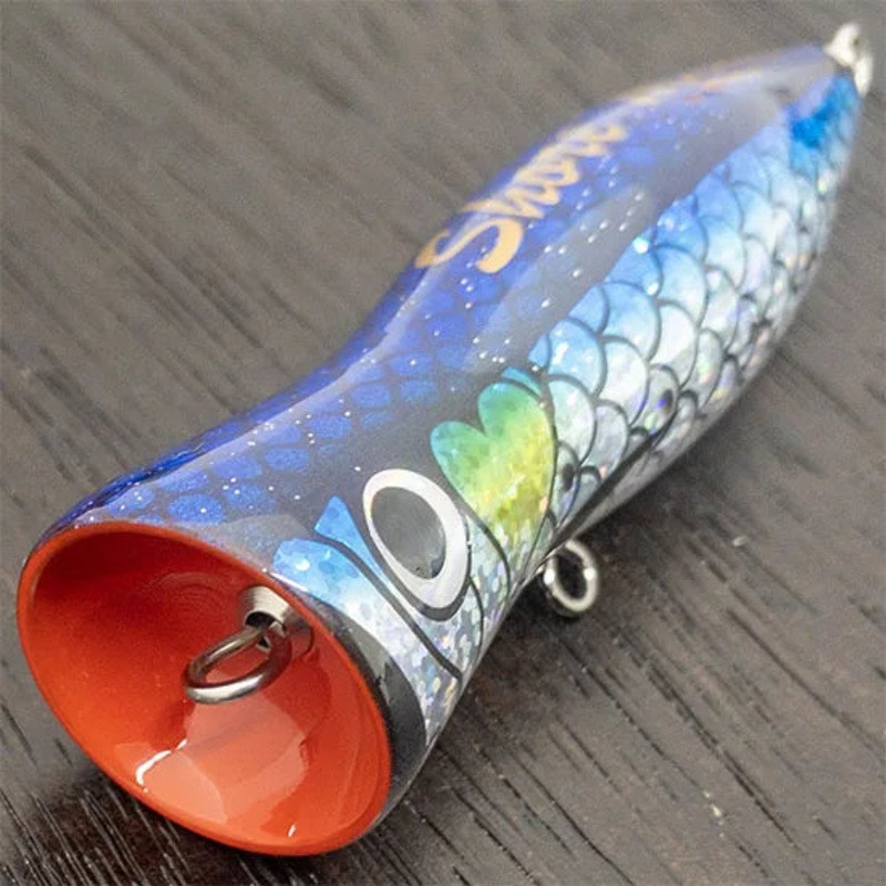 Reef Original Handmade Wood Lure – Popper A-Type 110 (Heavy hook type)