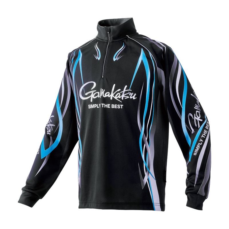 Gamakatsu 2WAY Print Zip Long Sleeve Shirt GM3734