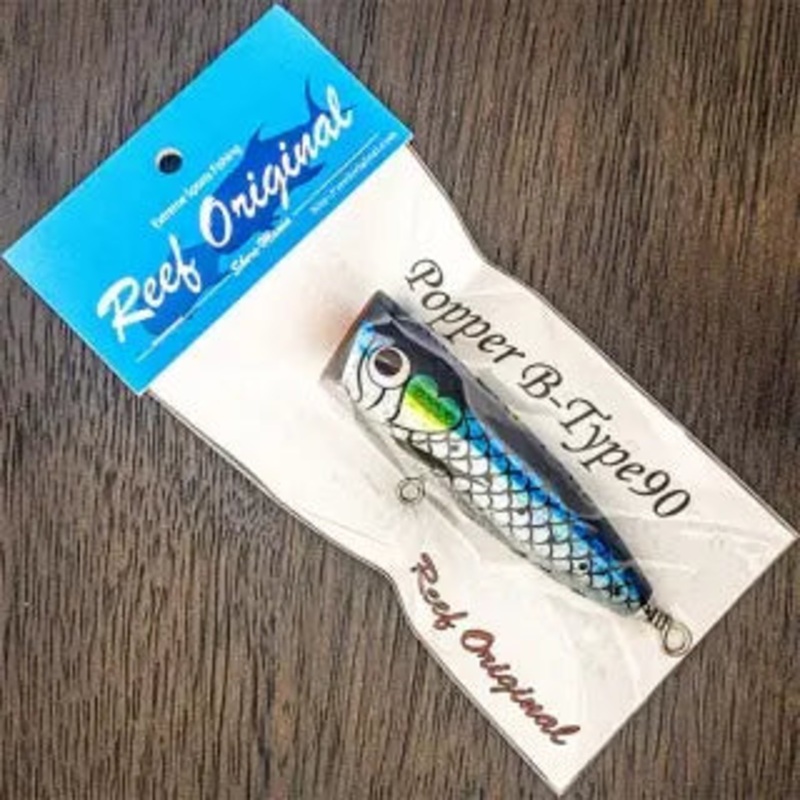 Reef Original Handmade Wood Lure – B-Type Popper 90