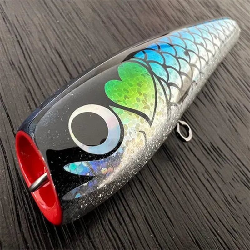 Reef Original Handmade Wood Lure – Swimming Popper 100 (Heavy Hook Type)