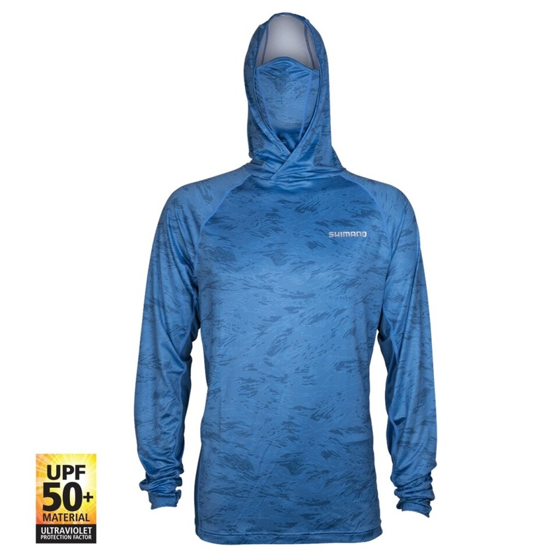 Shimano Hooded Tech Tee – Wave Dot Camo