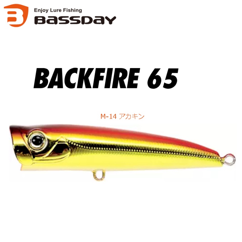 BASSDAY Backfire Popper 65mm
