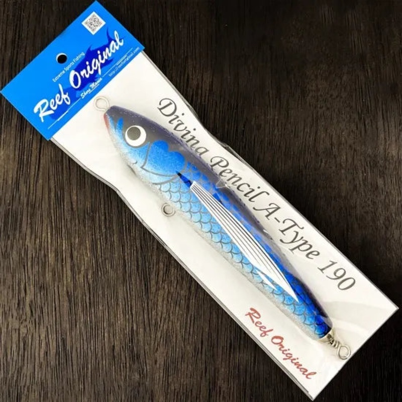 Reef Original Handmade Wood Lure – Diving Pencil A-Type 190