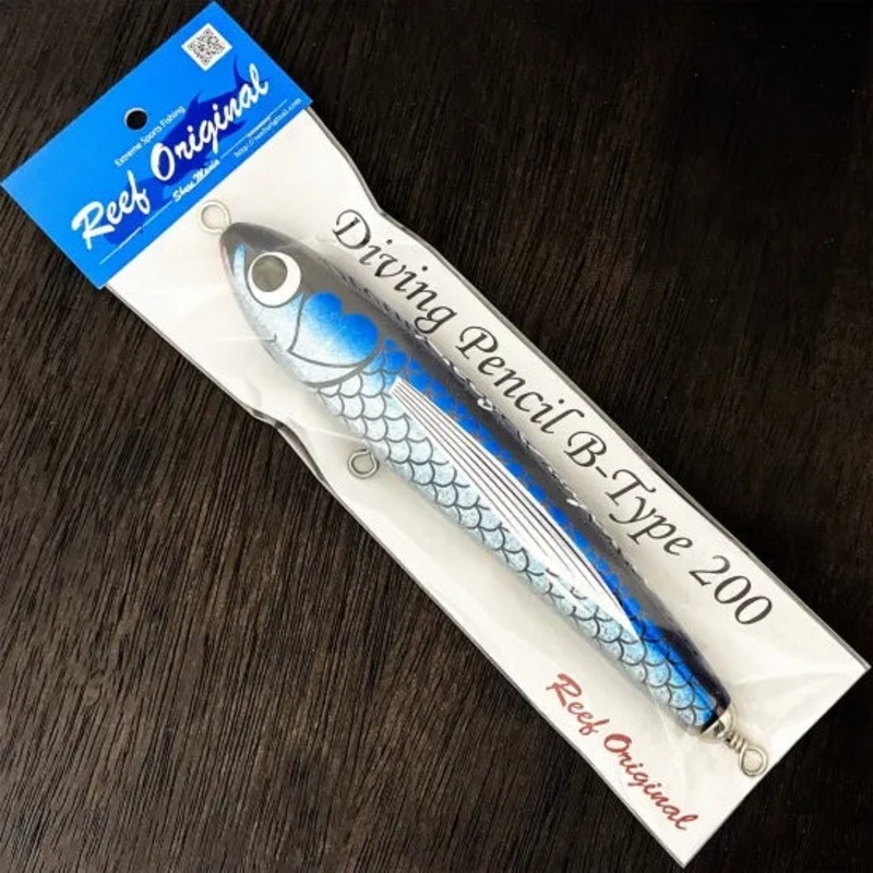Reef Original Handmade Wood Lure – Diving Pencil B-Type 200