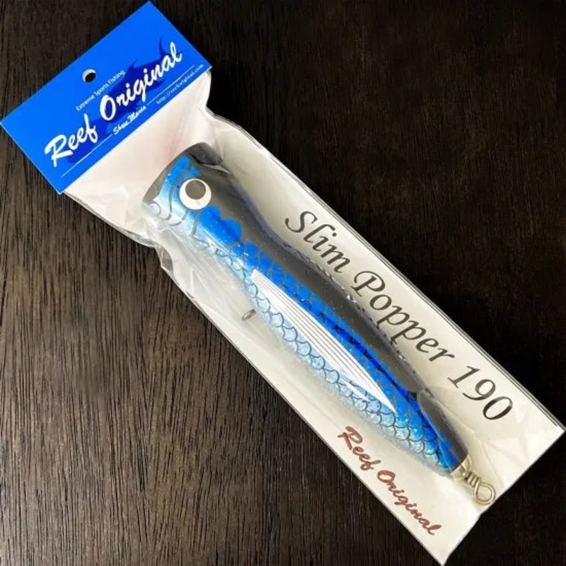 Reef Original Handmade Wood Lure – Slim Popper 190