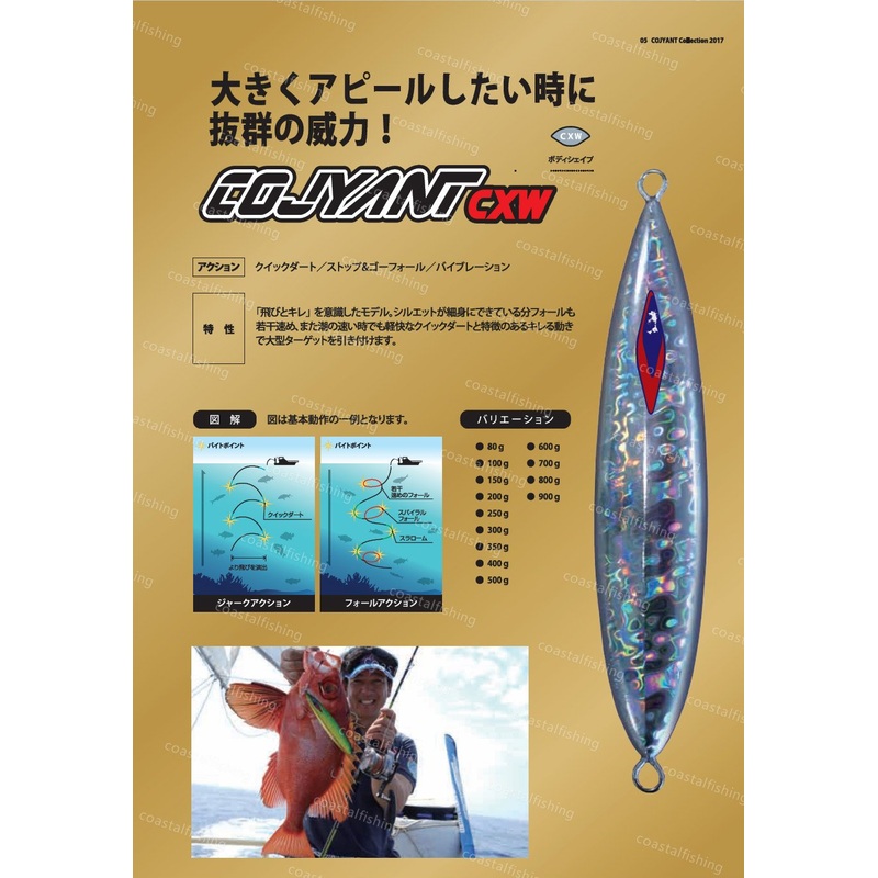 Cojyant Metal Jig CXW 100g