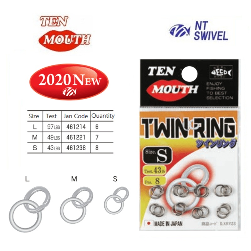 NT Swivel TEN MOUTH Twin Ring D-35