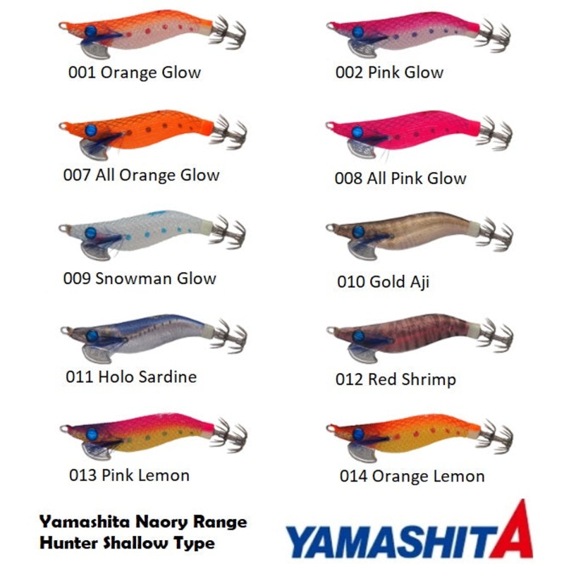 Yamashita Naory Range Hunter Shallow Type Squid Jig Size #1.8S