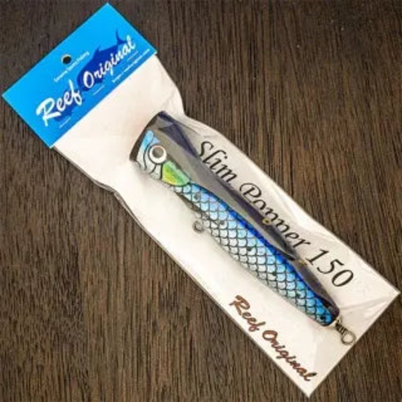 Reef Original Handmade Wood Lure – Slim Popper 150