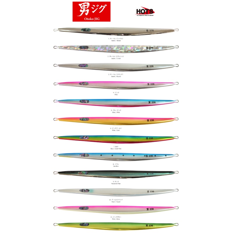 Hots Metal Jig Otoko Jig 130g