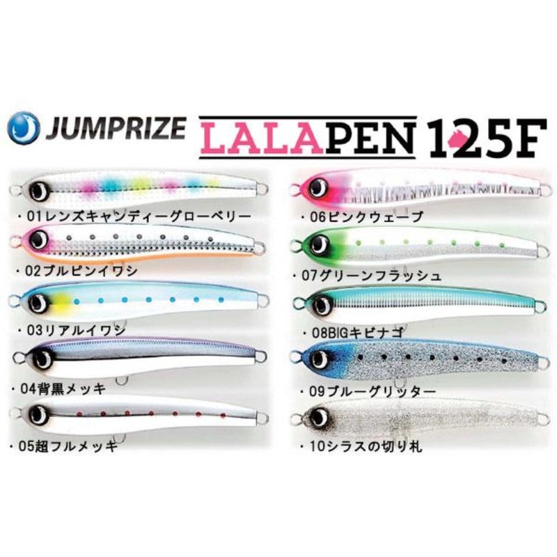Jumprize Floating Lure Lalapen 125F