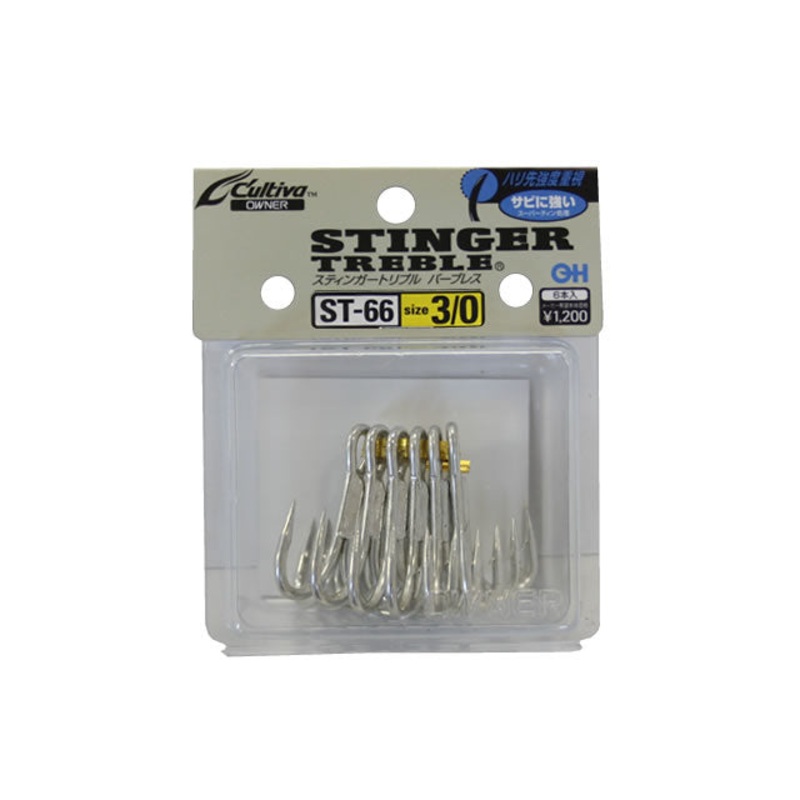 Owner Cultiva Stinger Treble Hook ST-66