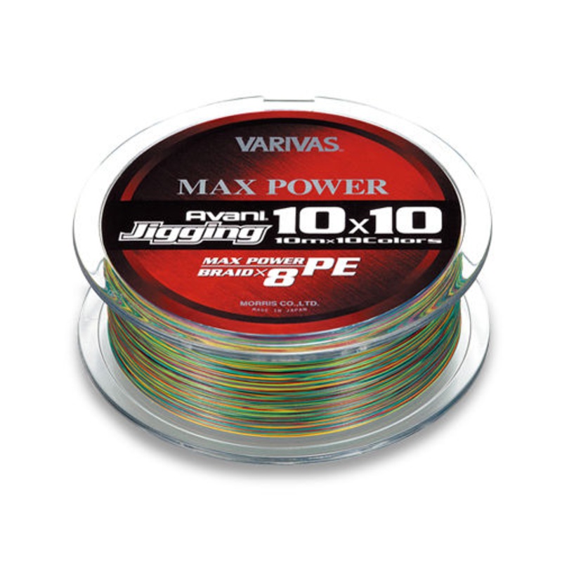 Varivas Avani Jigging 10 x 10 Max Power 8 Braid PE Line
