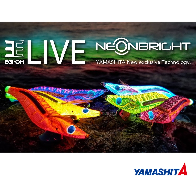Yamashita EGI-OH LIVE NEON BRIGHT Squid Jig Size #3.5
