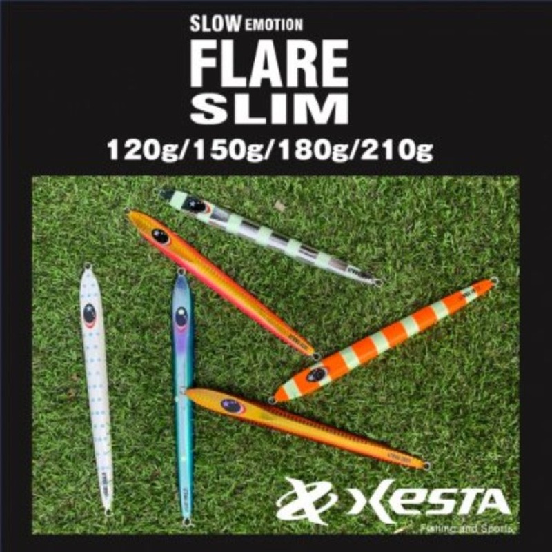 XESTA SLOW EMOTION FLARE SLIM METAL JIG 150g