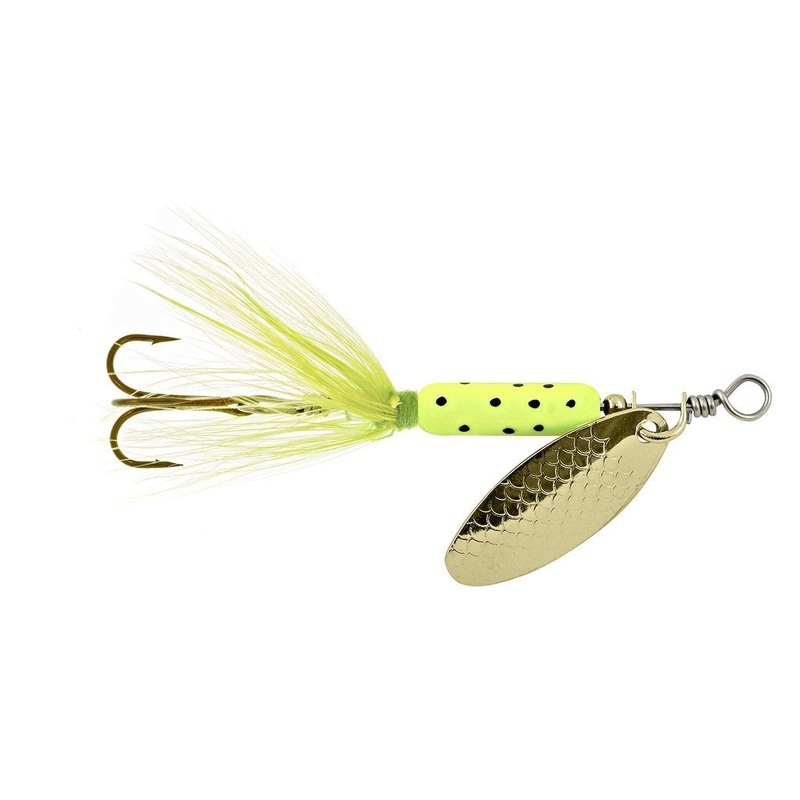 Inline Spinner Lure – Chartreuse