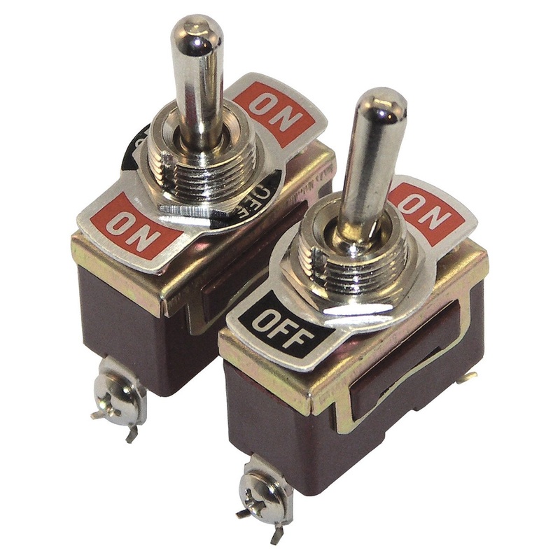 Toggle Switches – Brass & Plastic