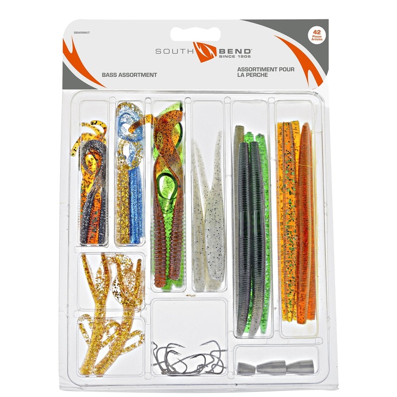 Bass Assortment Tackle Kit – 42 Pieces