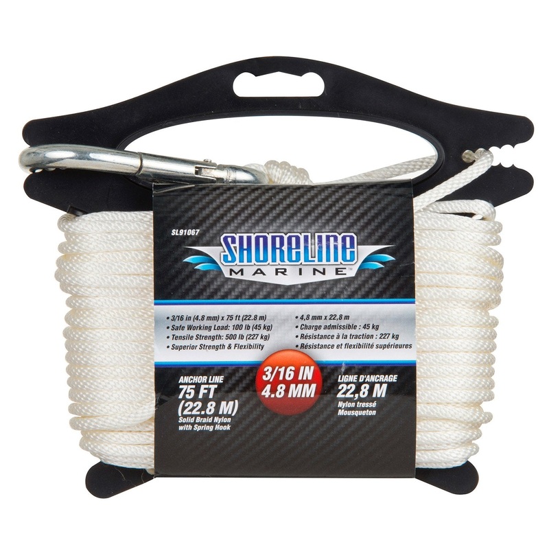 Anchor Line – Solid Braid Nylon