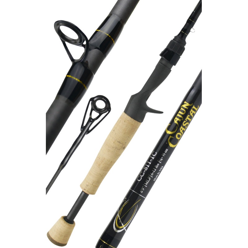 Cajun Coastal 811:  6 ft. 9 in.  /  Medium Light Power  /  Fast Action