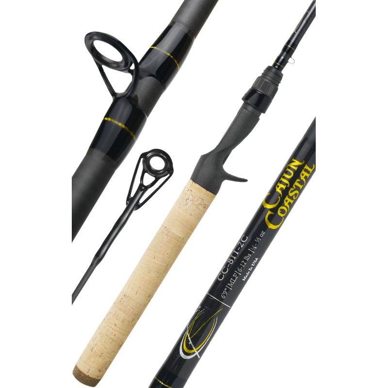 Cajun Coastal 813:  6 ft. 9 in.  /  Medium Power  /  Fast Action
