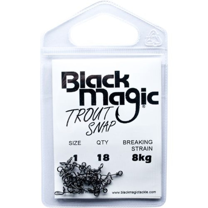 Black Magic Spiral Trout Snap
