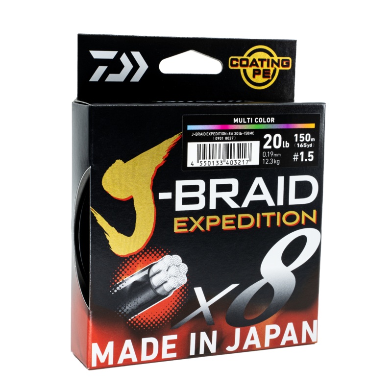 Daiwa J-braid Expedition X8 150m Multi