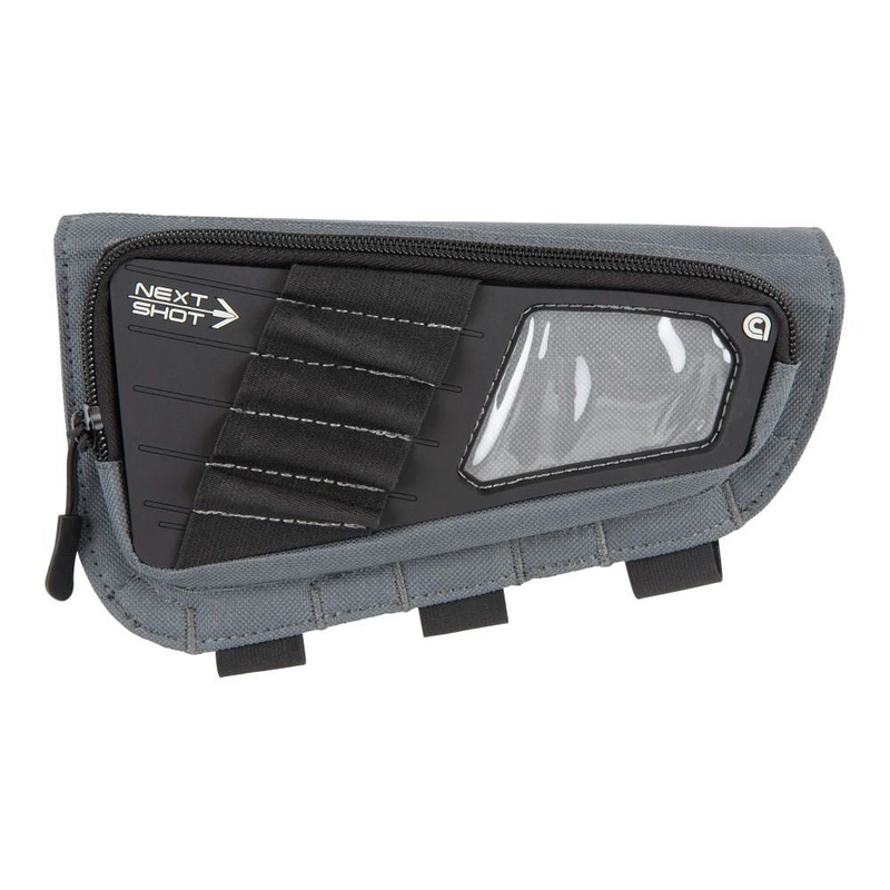 Allen Butt Stock Rifle Ammo Pouch Next Shot Cody + Cheek Piece Grey 7 Round