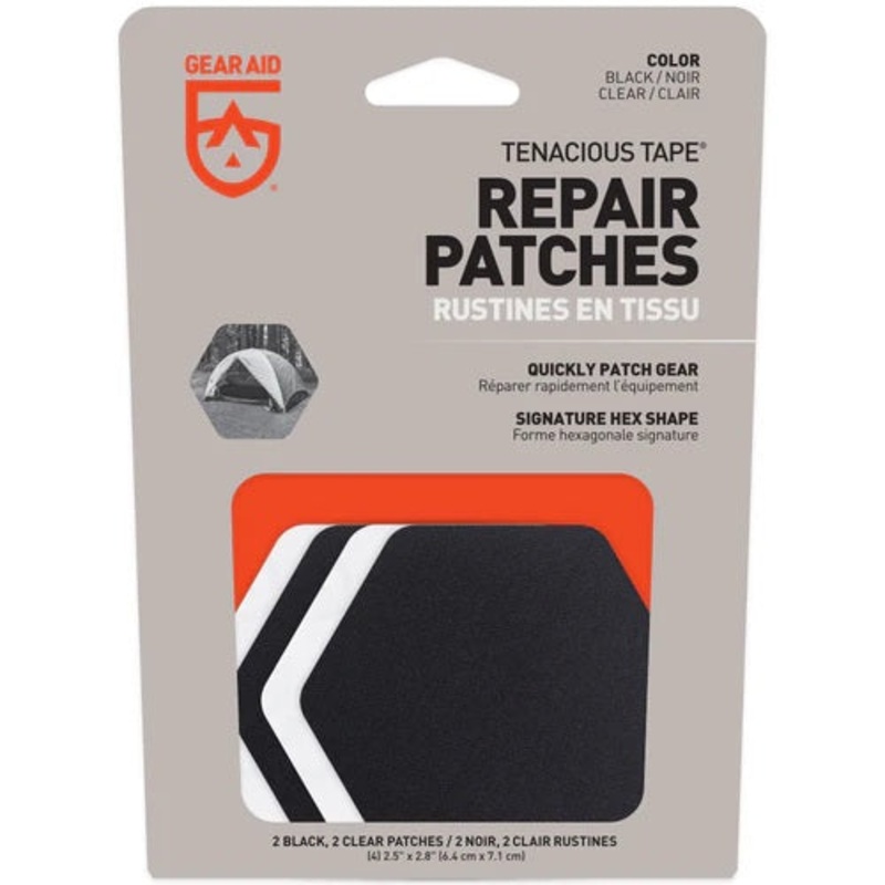 Tenacious Tape Hex Patch- Black