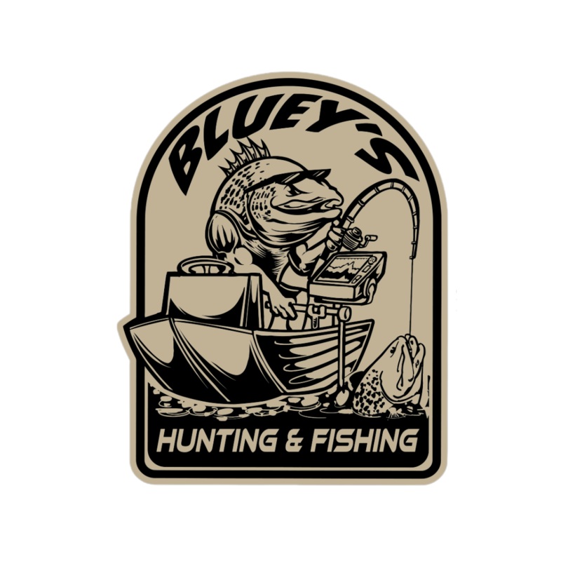 Bluey’s Cod Sticker 110×140