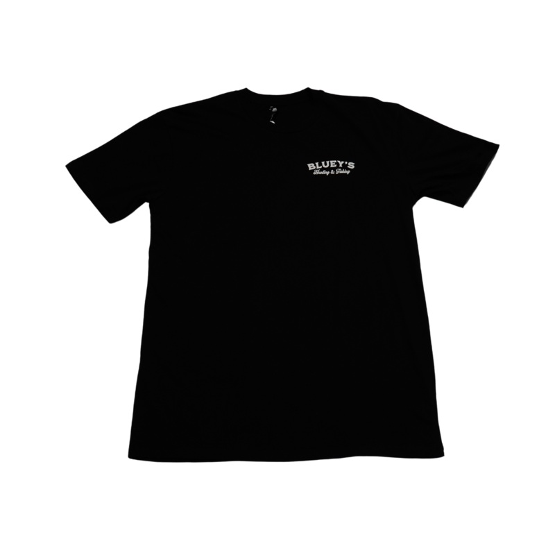Blueys Mens Staple Trout Logo Tee – Black