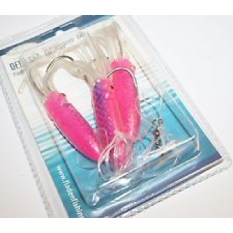 Fladen Luminous Squid Rig to 8/0 – 3 Hooks