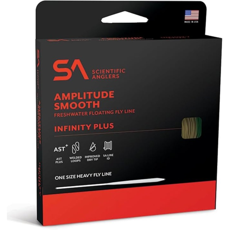 Scientific Anglers Amplitude Smooth Infinity Plus Taper – Mist Green/buckskin/willow