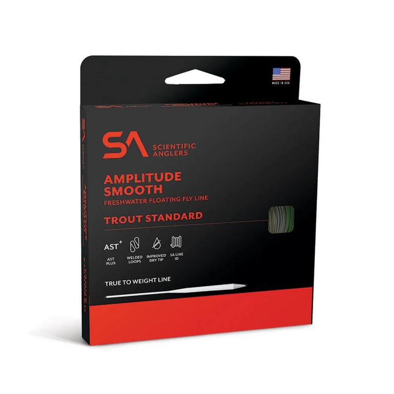 Scientific Anglers Amplitude Smooth Trout Standard – Optic Green/willow/dk Willow –