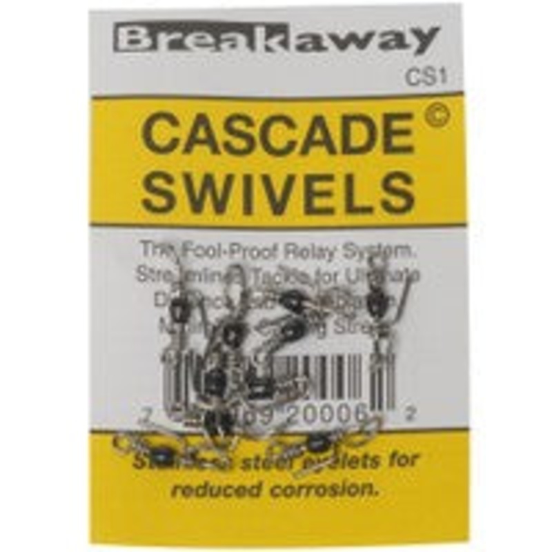 Breakaway cascade Swivels