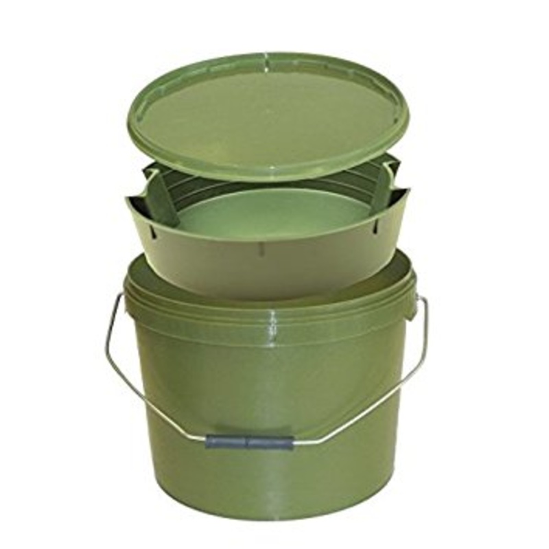 Lemco Bait Bucket With Inner  Tray