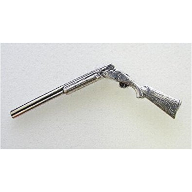 Pewter Broken Shotgun Badge G33