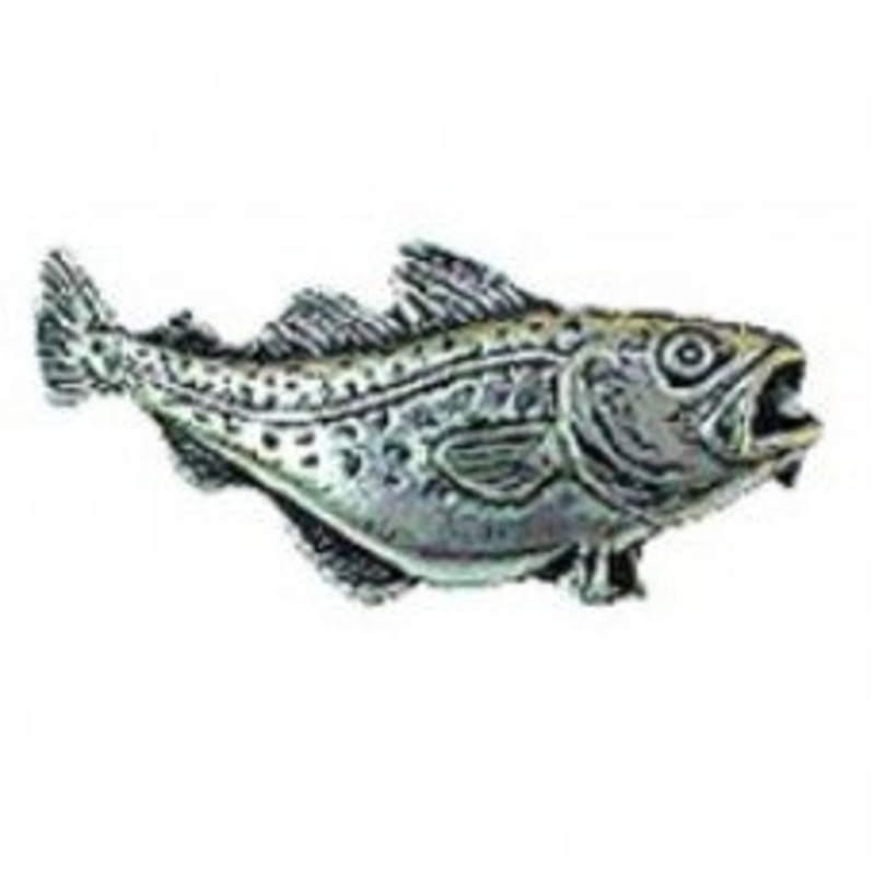 Pewter Cod Badge F5