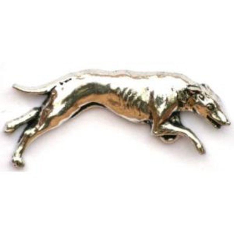 Pewter greyhound Badge D19