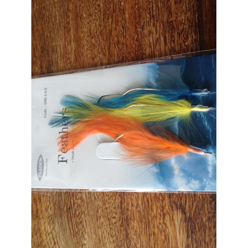 Fladen Mutil Colour feathers  1280-6-2-0