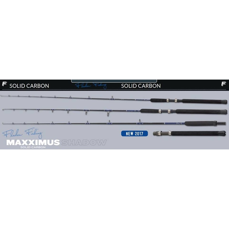 New Fladen Maxximus Shadow Solid Carbon Boat Rods
