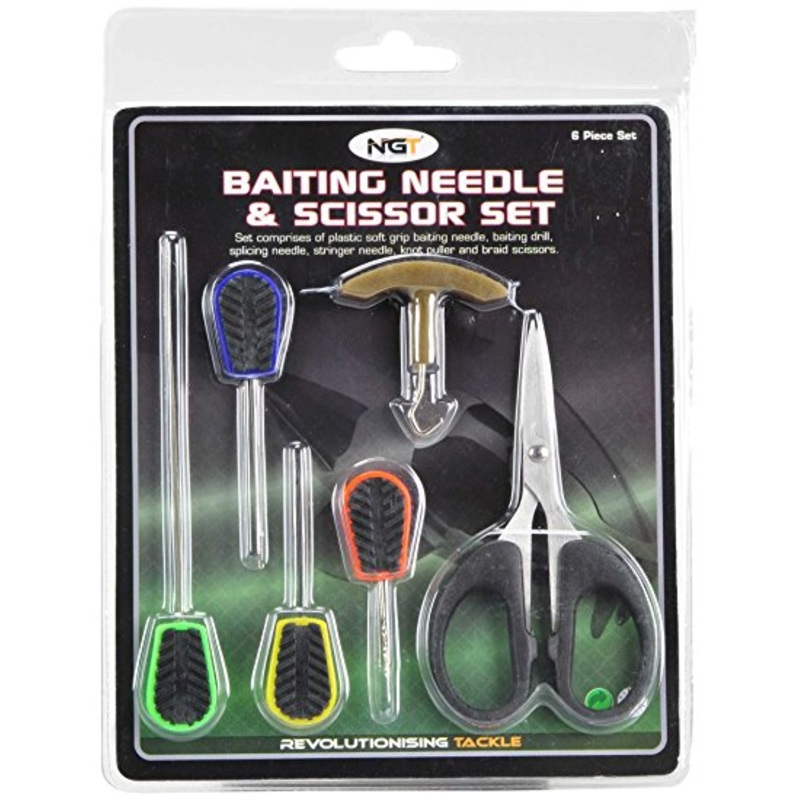 NGT Baiting Needle And Scissor Set